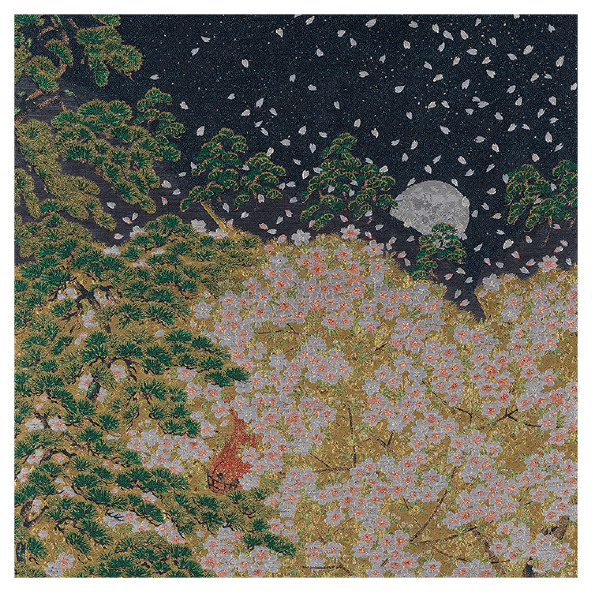 Illuminated cherry blossoms / Yokoyama Taikan