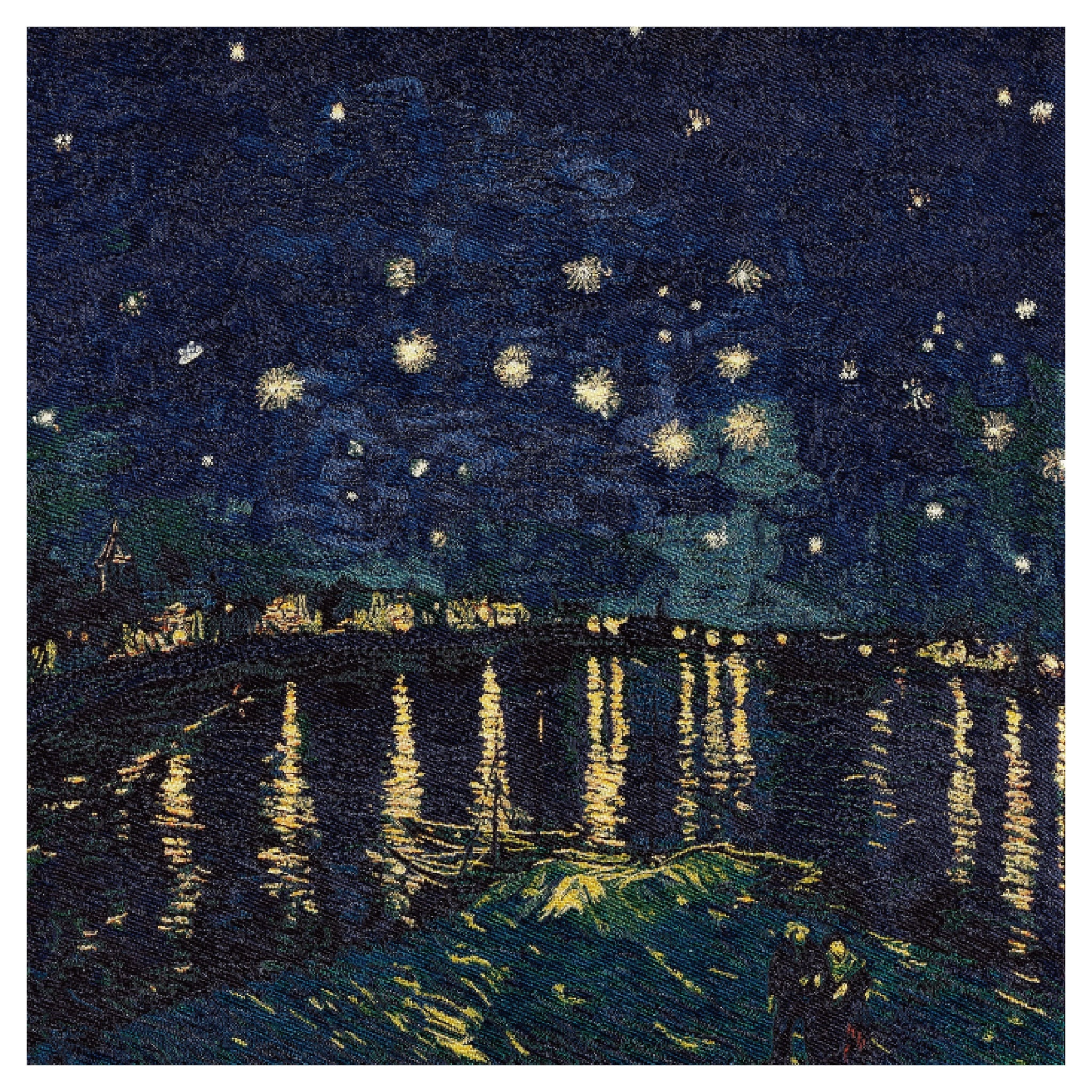 Starry Night Over the Rhonet / Vincent Willem van Gogh