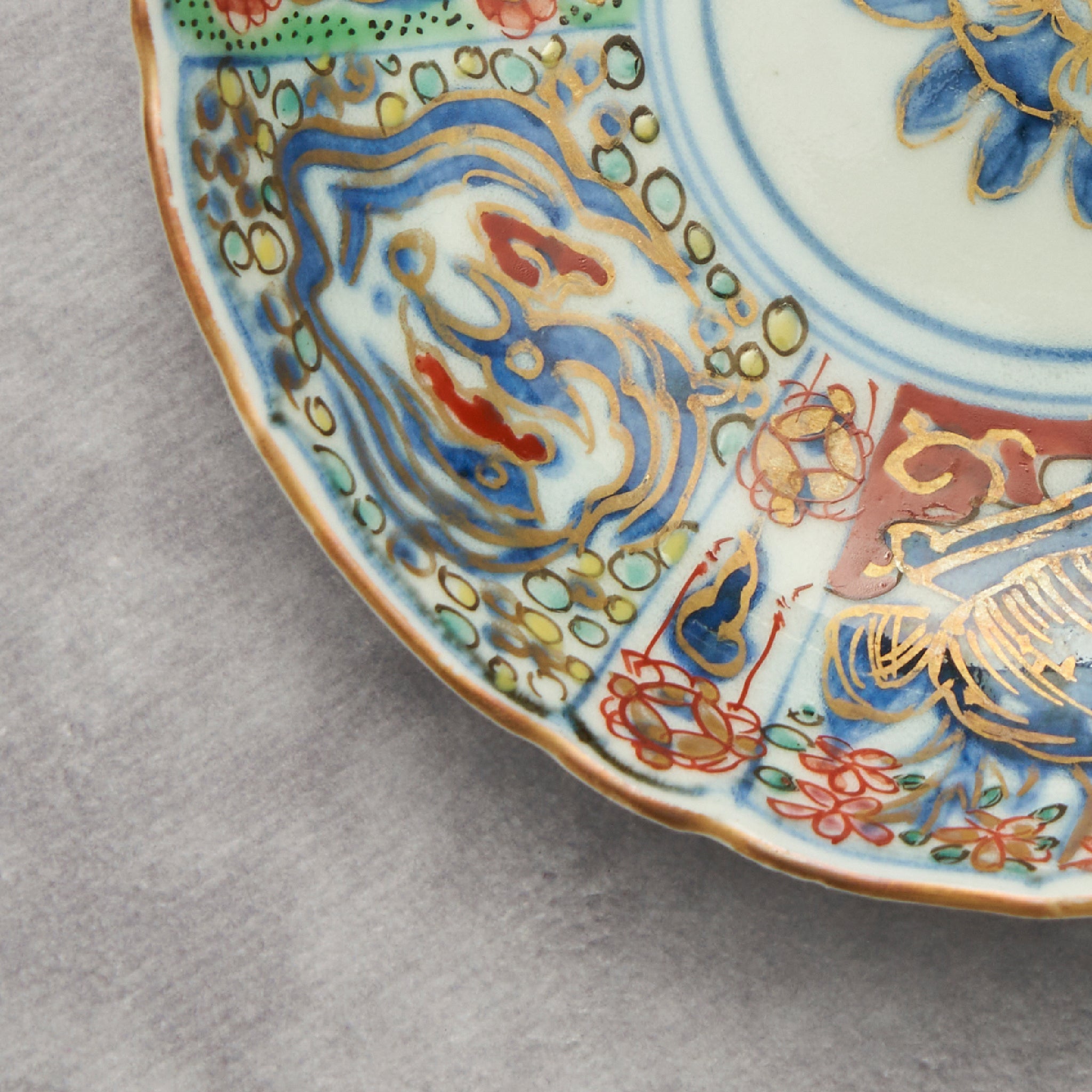 Imari Colored Small Dish