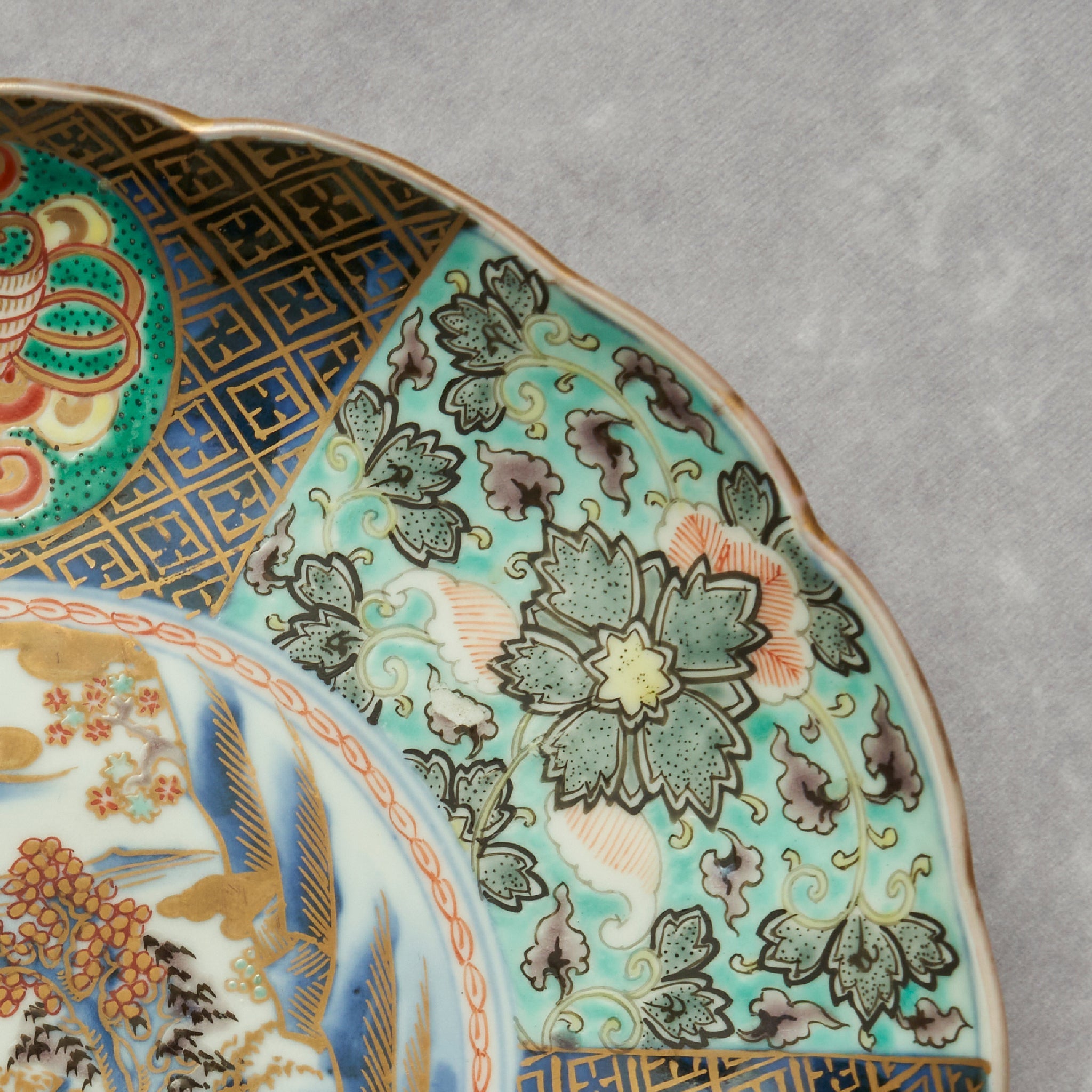 Imari Colored Large Dish