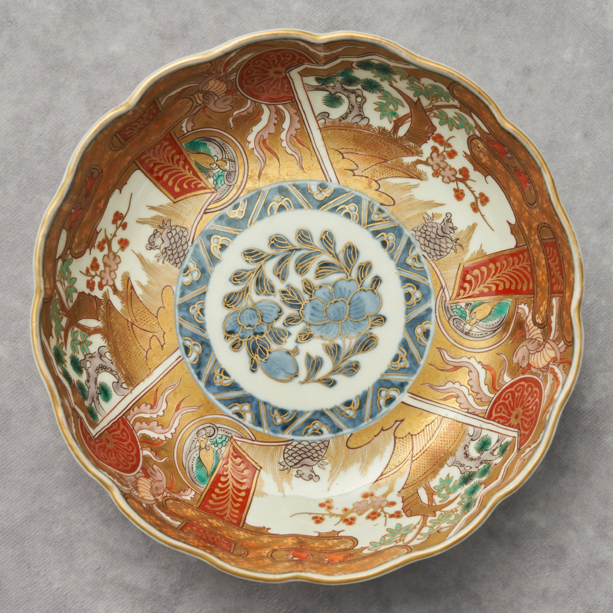 Imari Colored Large Bowl