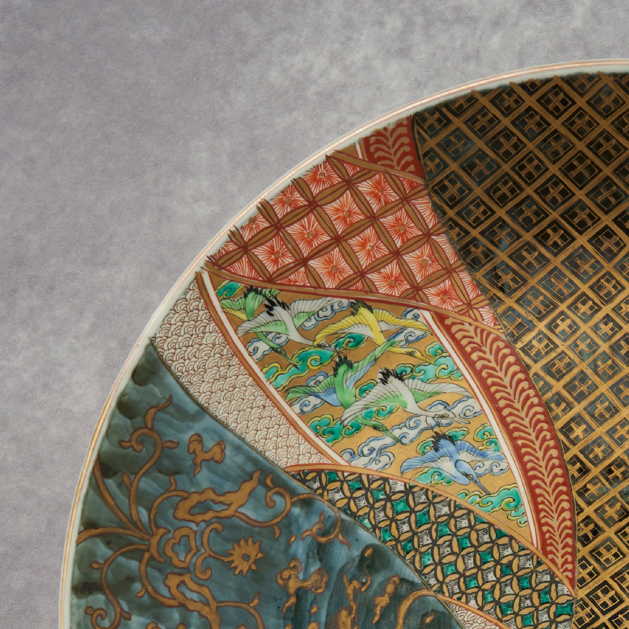 Imari Colored Large Dish