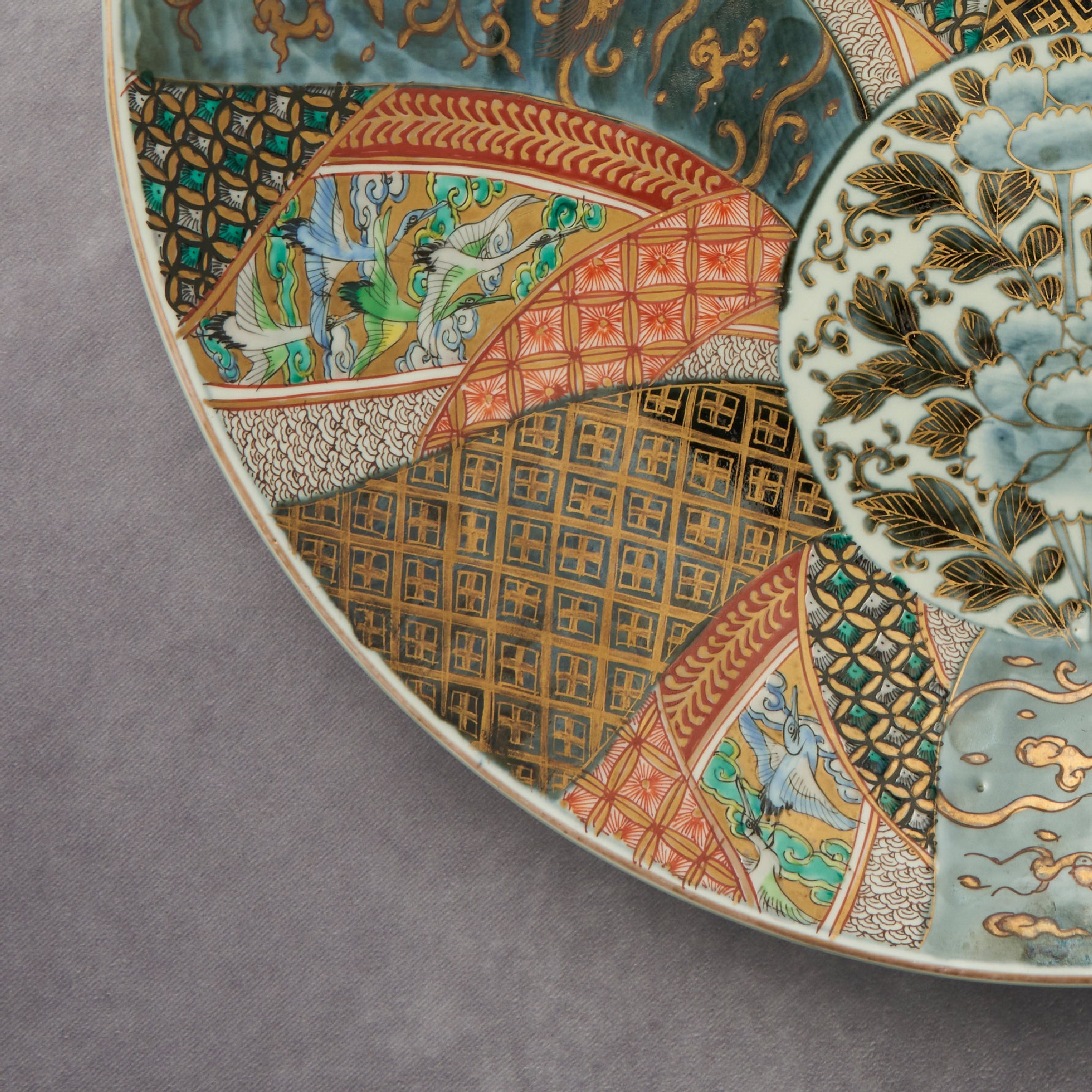 Imari Colored Large Dish