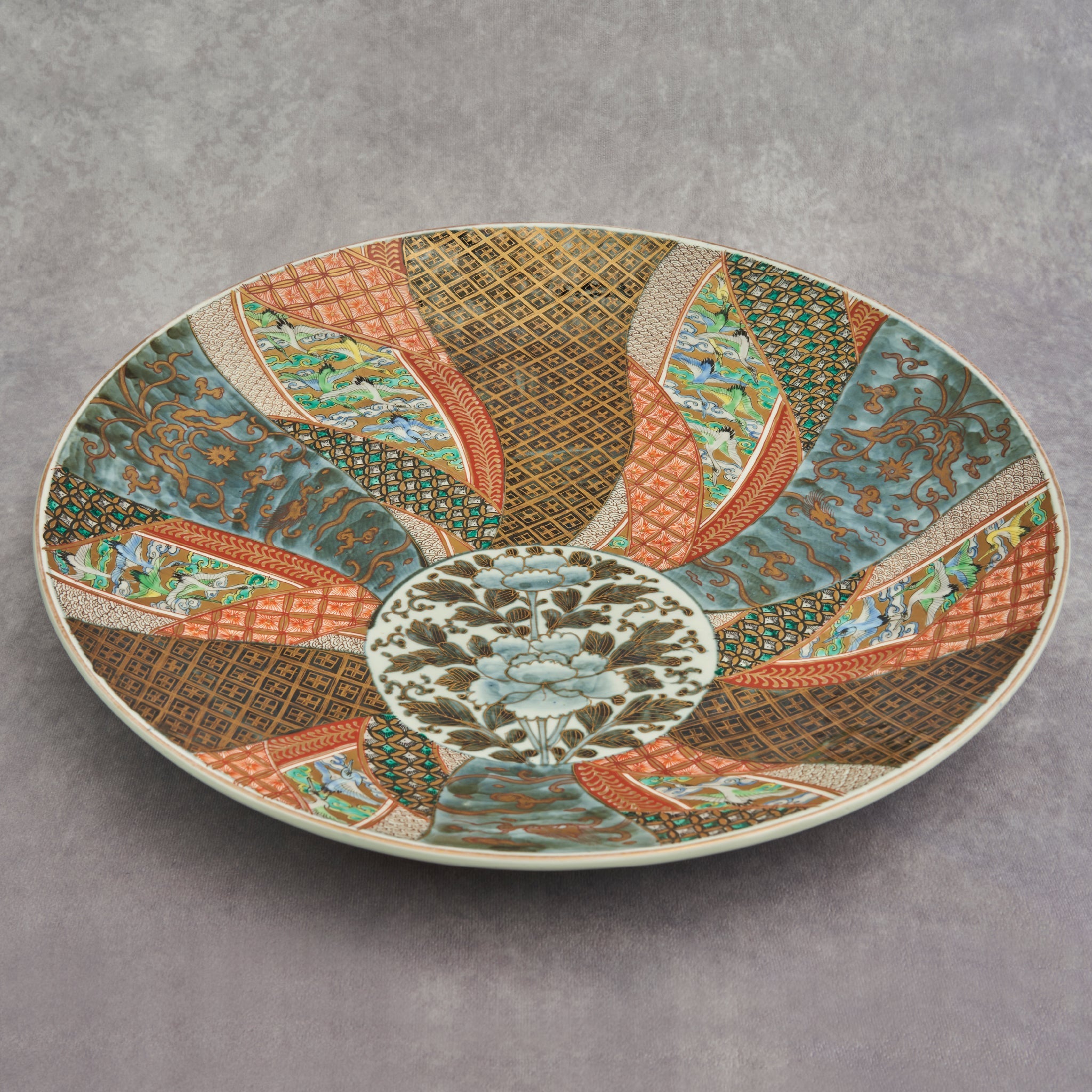 Imari Colored Large Dish