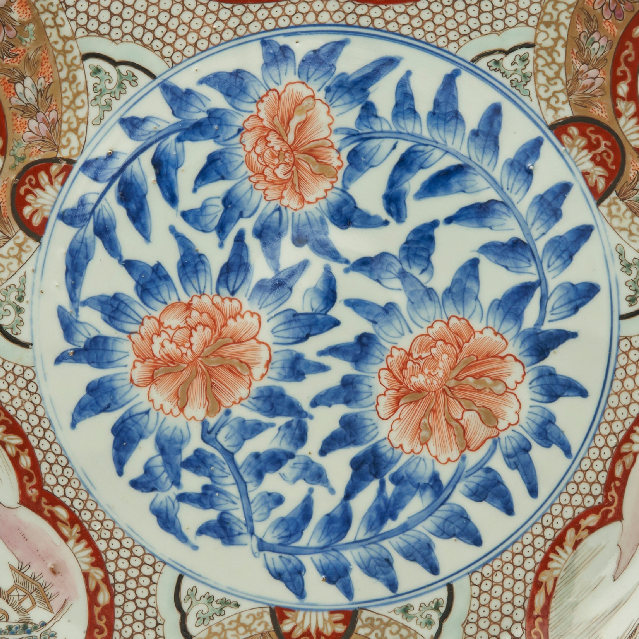 Imari Colored Large Dish